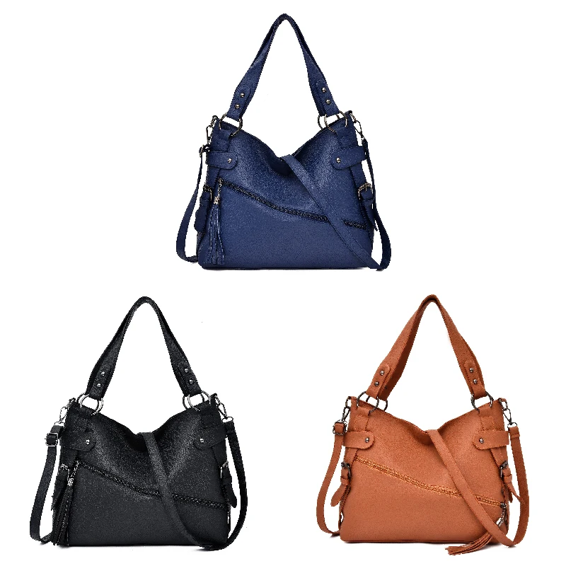 Горячая Распродажа Женская Повседневная Сумка тоут женская сумка черная большая