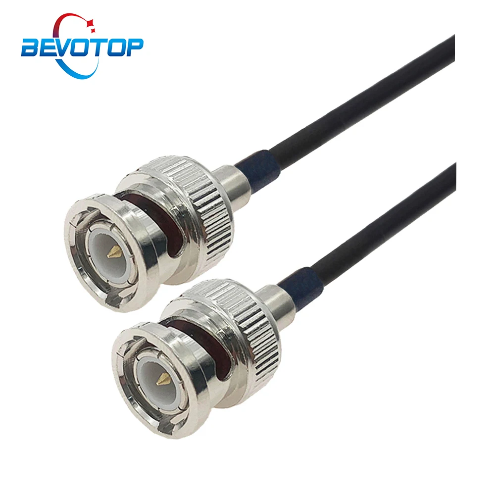 

RG174 Cable BNC Male to BNC Male Plug Connector Cable 50 Ohm RF Coaxial Pigtail Extension Jumper for CCTV Video Camera System