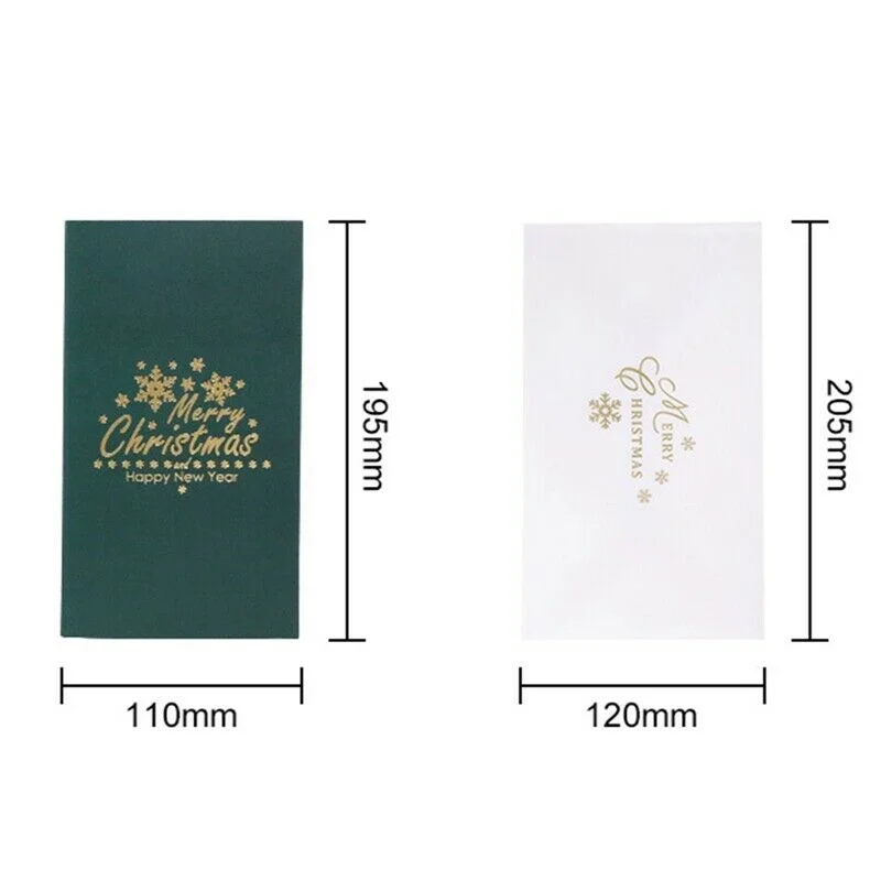 3 шт. в наборе 3D открытки для творчества сверкающие поздравительные с