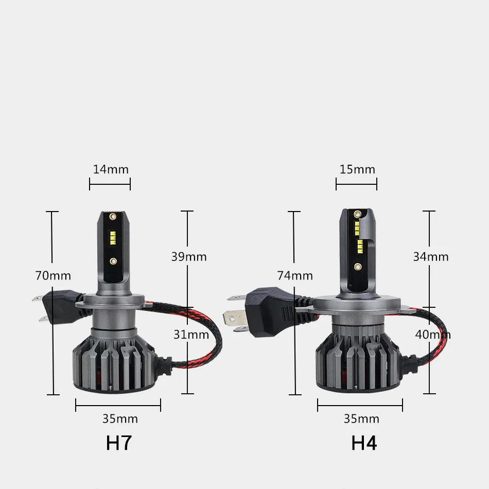 Светодиодные Автомобильные фары BAISHIDE 9005 H4 H7 h1 led mini H3 H8 H9 H11 HB3 9006 HB4 9012 ZES