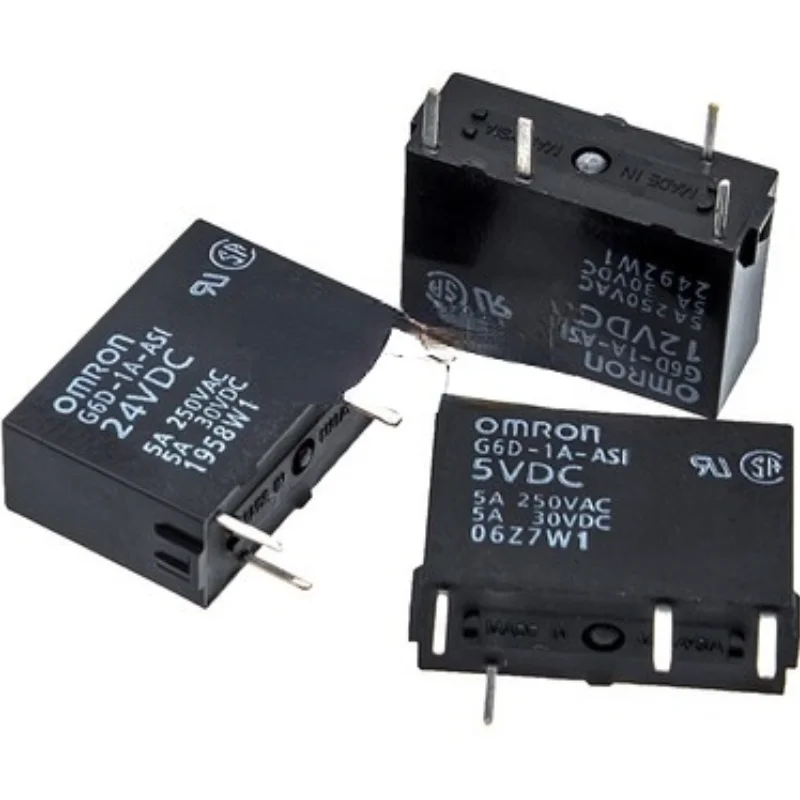 

10Pcs/lot G6D-1A-ASI 5VDC 12VDC 24VDC Omron relay 4 feet