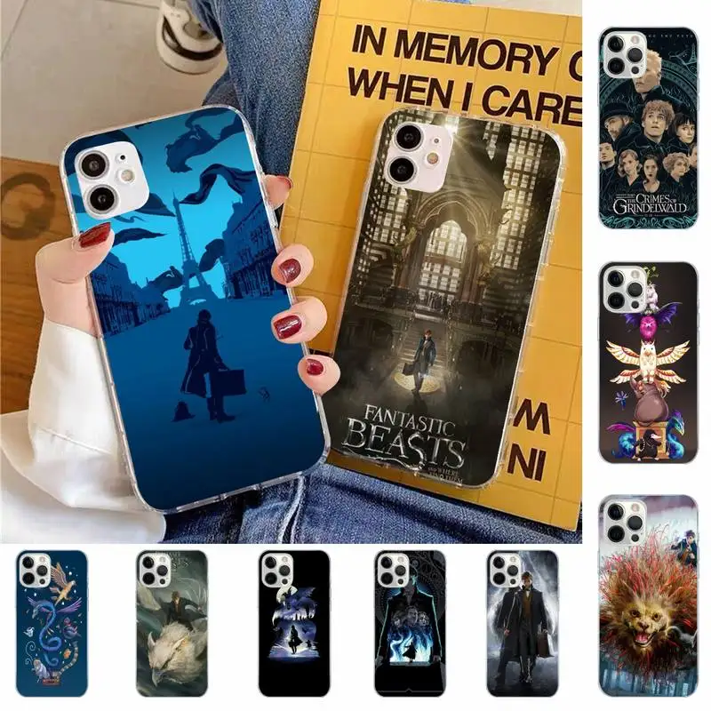 

Fantastic Beasts Phone Case for iPhone 11 12 13 mini pro XS MAX 8 7 6 6S Plus X 5S SE 2020 XR case