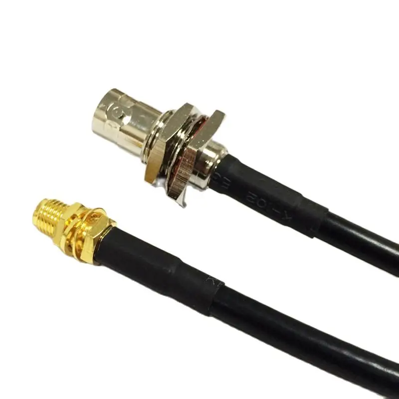 1 шт. новая гнездовая гайка SMA К гнездовой перегородке BNC RG58 коаксиальный кабель