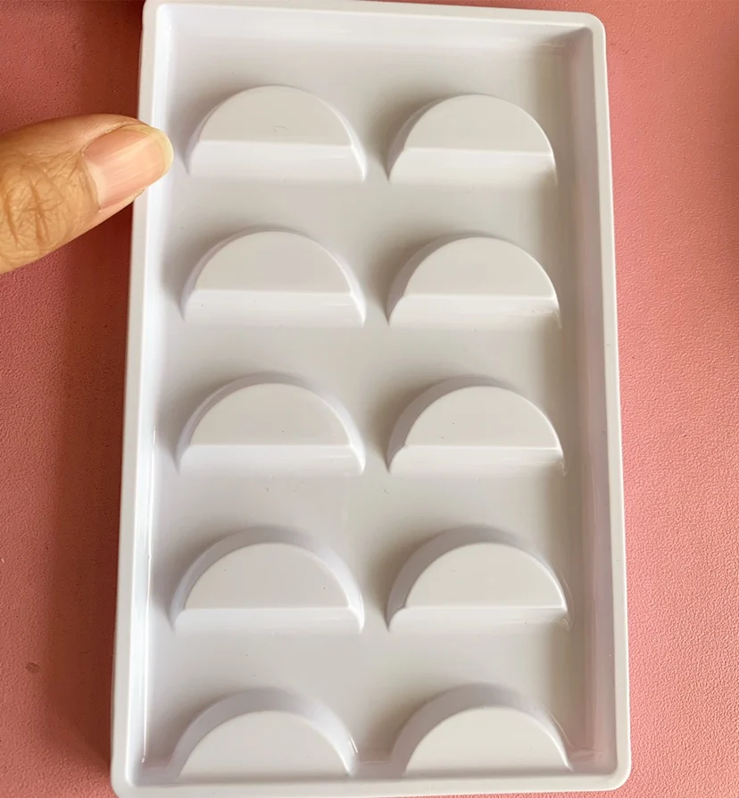 Прозрачный лоток для ресниц пластиковый прозрачный норковый держатель ресницы