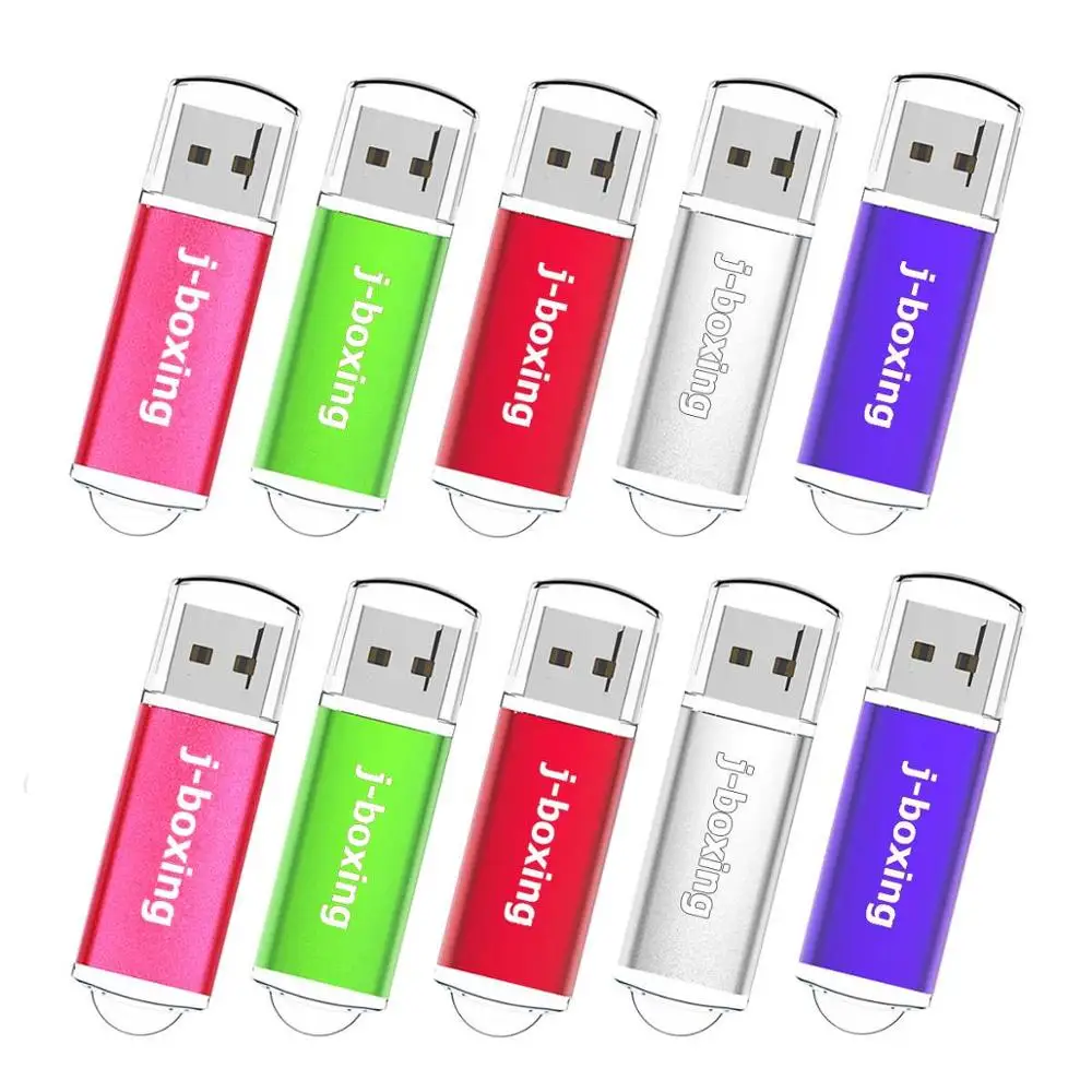 J boxing 10 шт. 64 Мб USB флеш накопитель прямоугольник 2 0 ручка флешки с крышкой для ПК