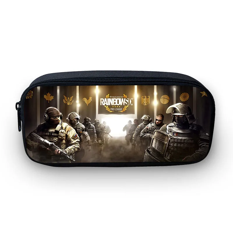 VEEVANV модный брендовый пенал Rainbow Six для мальчиков школьная канцелярская коробка
