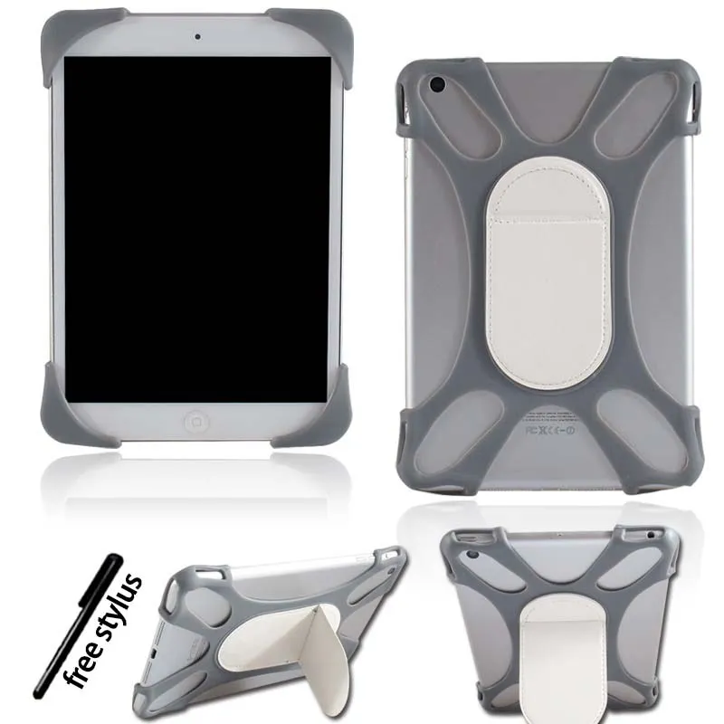 grey KK& LL для Apple iPad 1 2 3 4/Air 3 /PRO 10,5 Pro 11-противоударный силиконовый чехол-подставка для планшета+ стилус - Цвет: grey