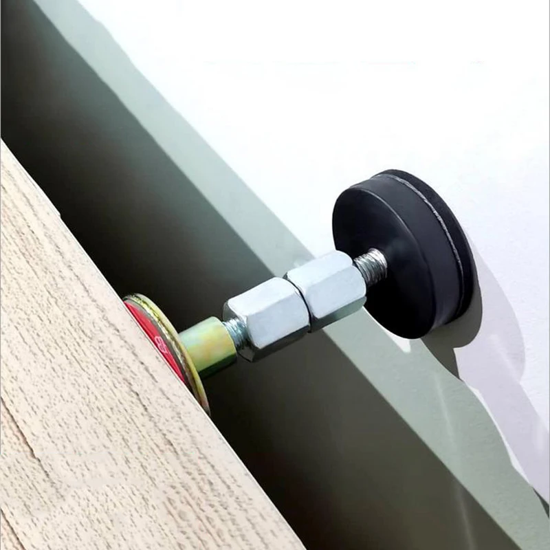

1Pcs Adjustable Threaded Bed Frame Anti-Shake Tool, 33-110mm Headboard Stoppers, Bedside Anti Shake Tool for Beds Cabinets Sofa