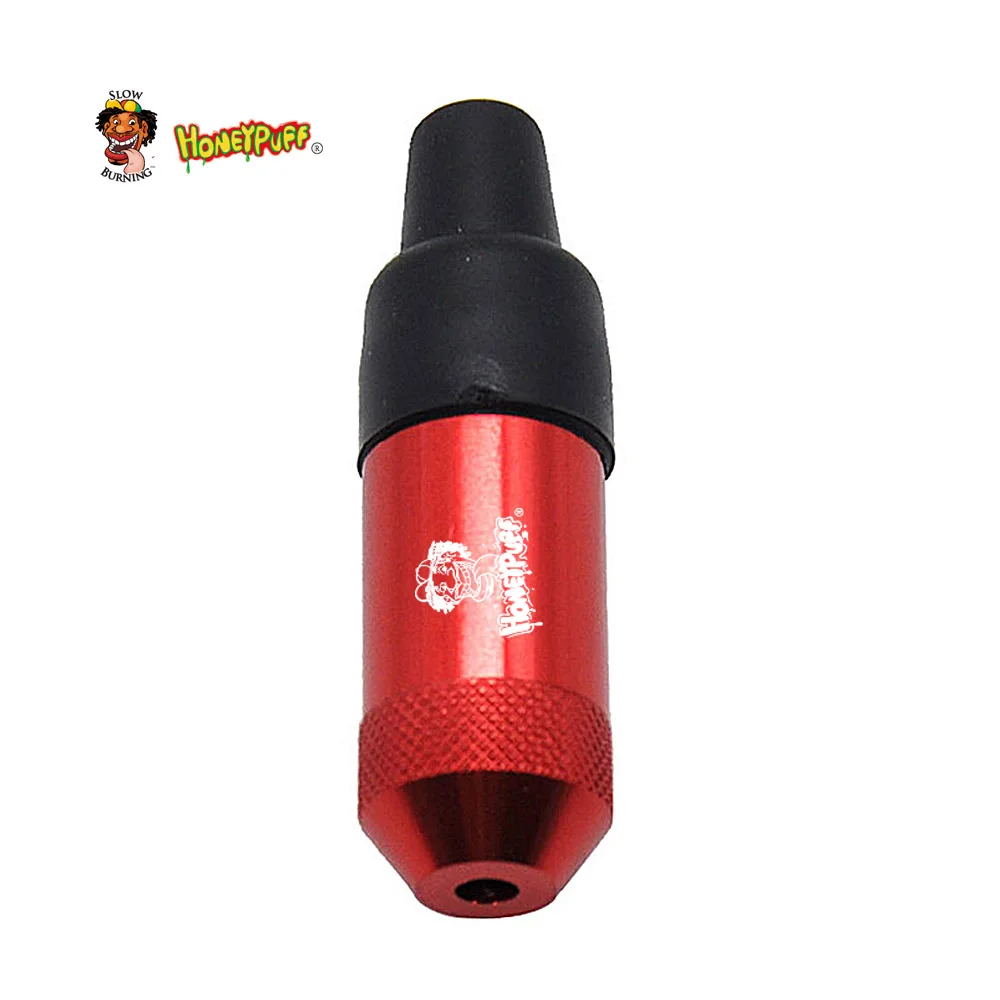 Алюминиевый ниппель для курения табака металлическая мини-трубка с резиновым