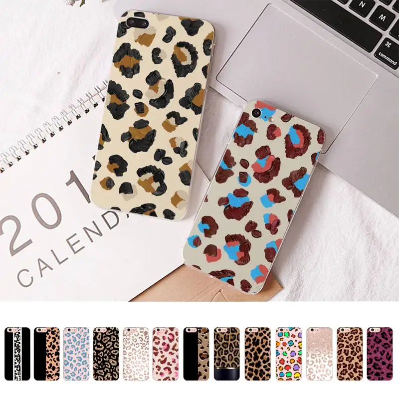 

Fashion Leopard Print Phone Cases for iPhone 13 11 12 pro XS MAX 8 7 6 6S Plus X 5S SE 2020 XR case