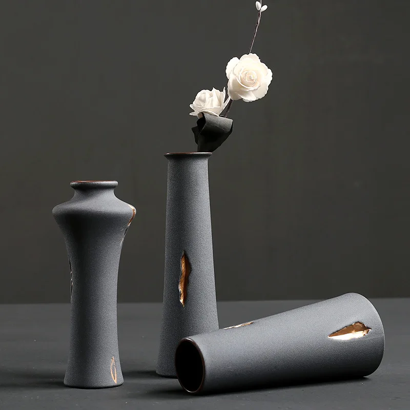 Китайская керамическая ваза для украшения интерьера жардиньерка микро пейзаж