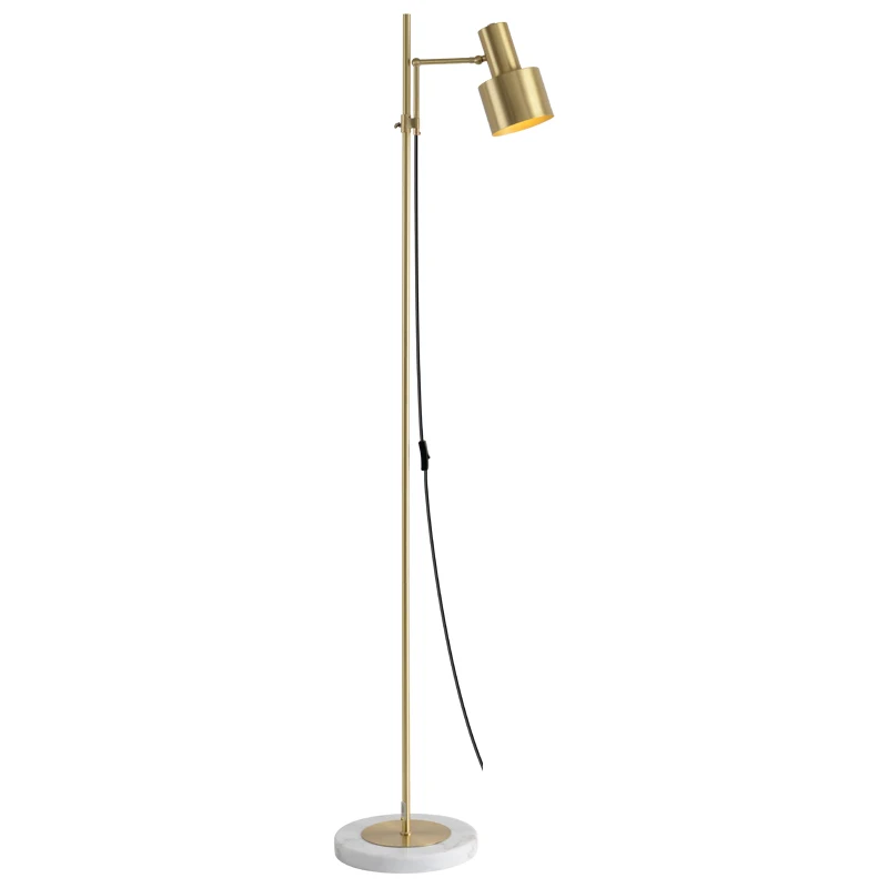 

Postmodern minimalist marble decoration brass floor lamp Nordic creative living room bedroom floor lamp