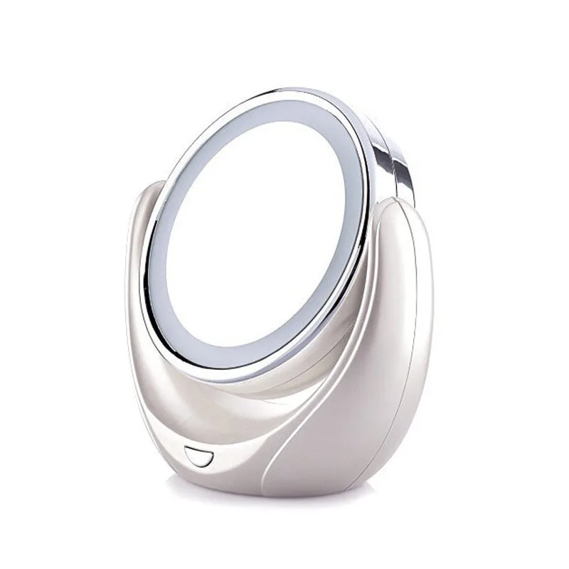 Горячее предложение 360 градусов поворотный светодиодный зеркало для макияжа