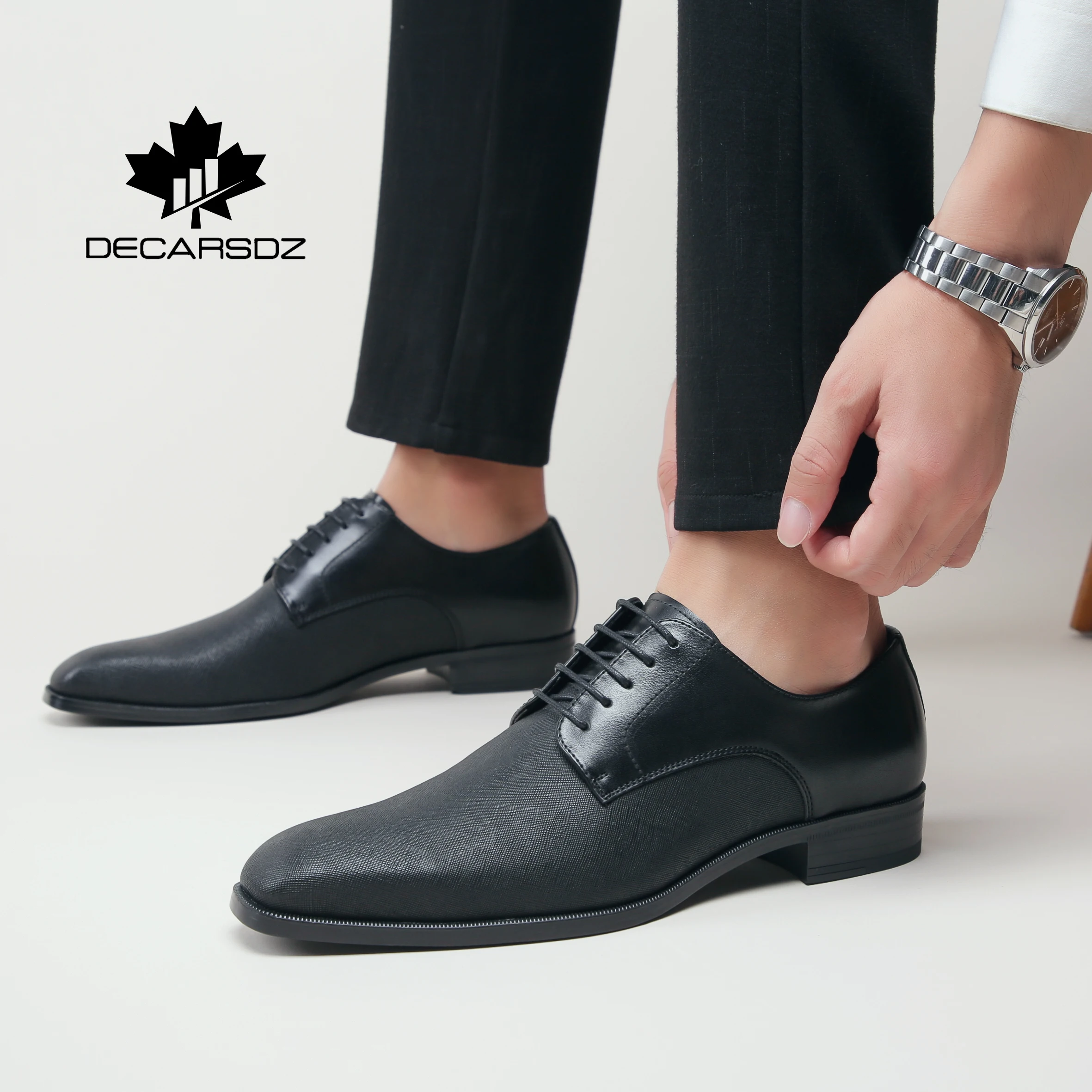 Мужская повседневная офисная обувь модная Роскошная брендовая удобная на