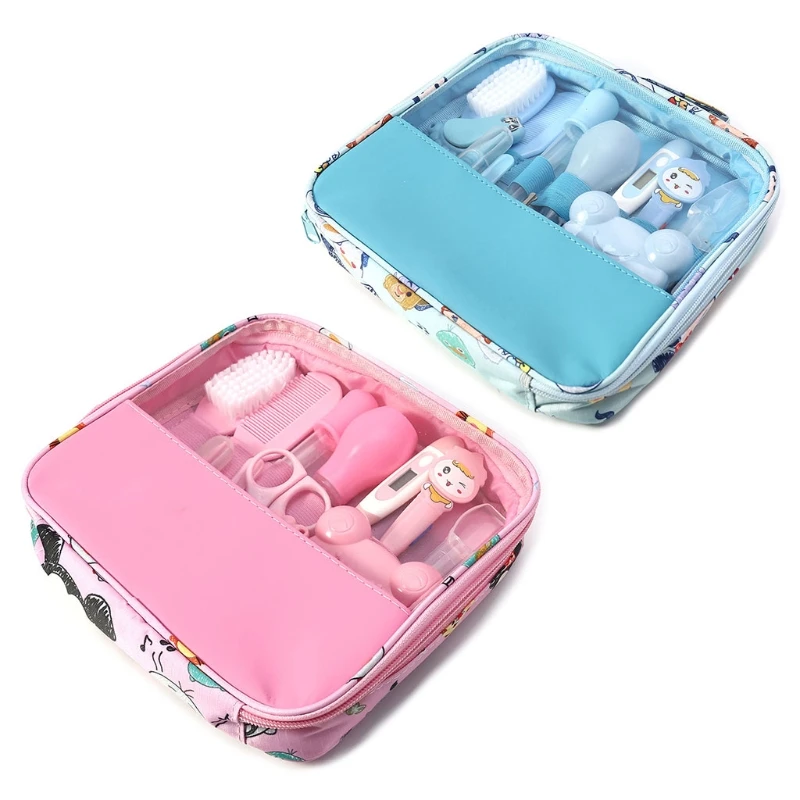 

13pcs/Set Newborn Baby Kids Nail Hair Health Care Thermometer Grooming Brush Kit