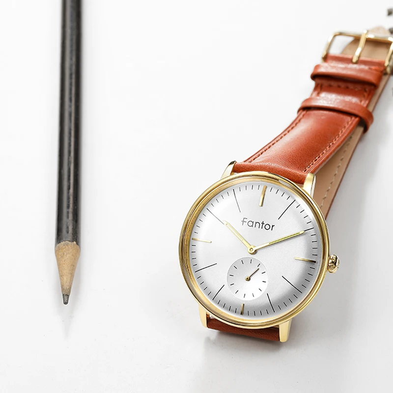 Мужские наручные часы Fantor роскошные кварцевые с подсветкой повседневные деловые