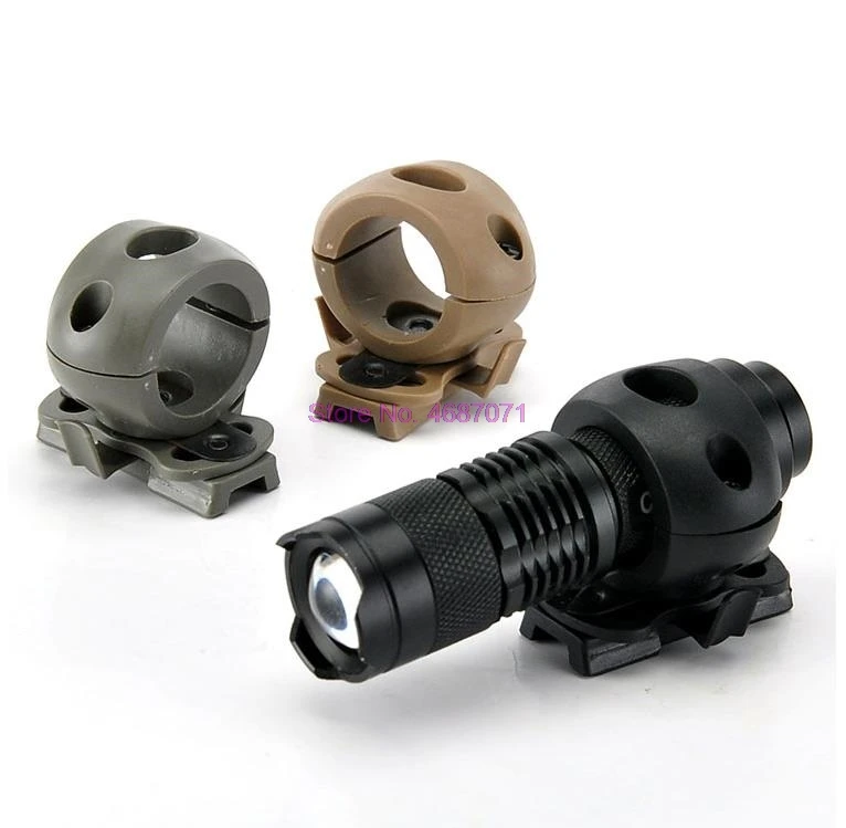 От DHL 100 шт. 21 мм строительный зажим для рельсов шлема одиночный адаптер-держатель