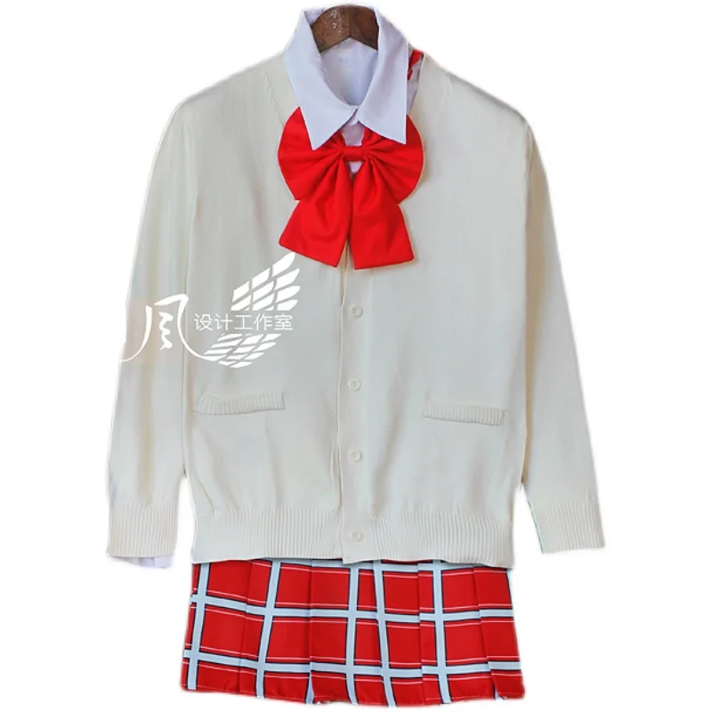 

[Customized] Vtuber Hololive Shiina Yuika JK Uniform Cosplay Costume Role Play Halloween Carnival Party Outfit Women NEW