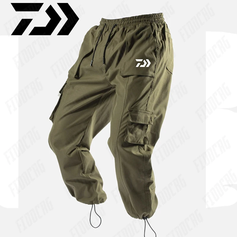 

Daiwa Fishing Pants Waterproof Fishing Clothes Hiking Multi-Pocket Outdoor Hunting Men Pants Tactics Trousers Fishing Clothing