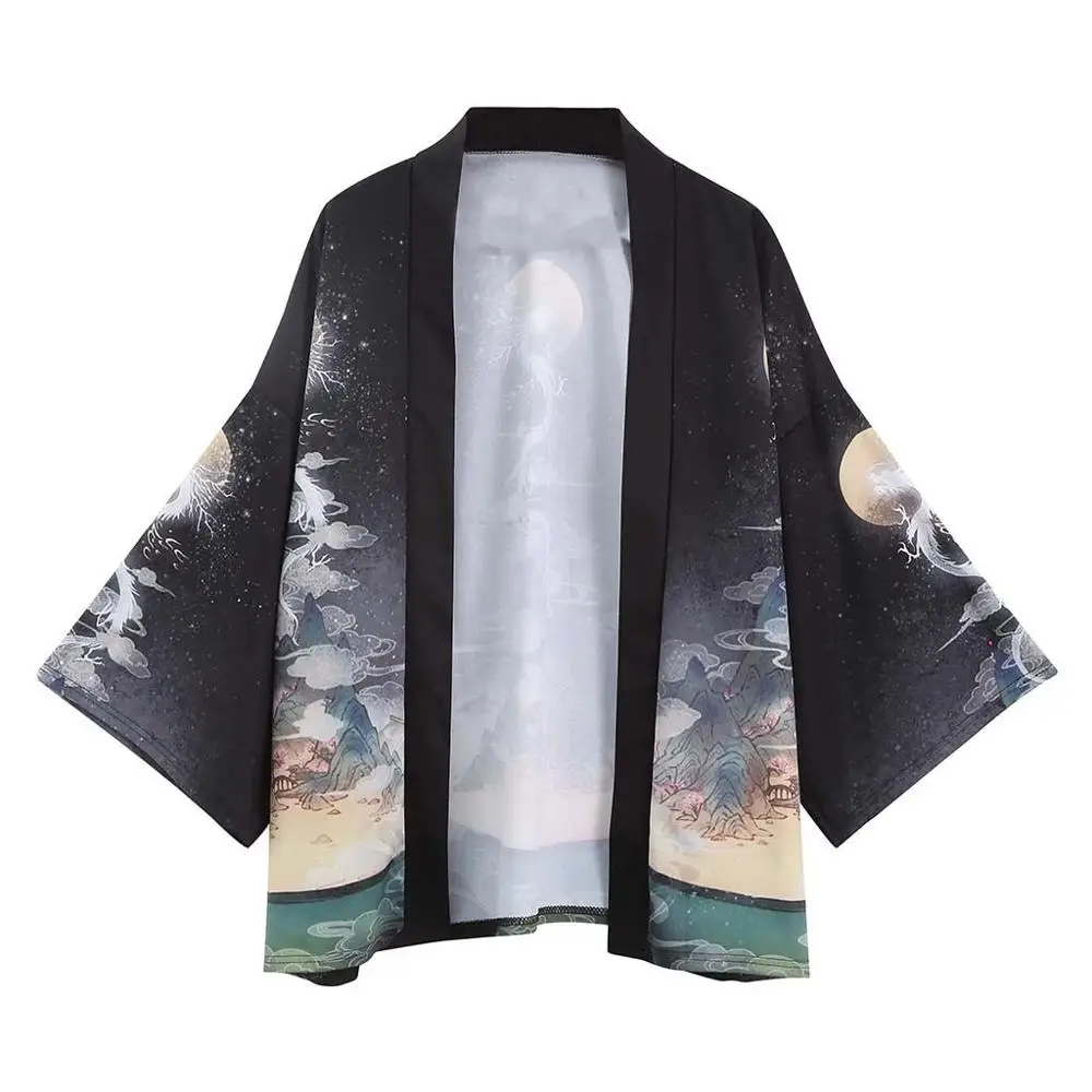Японское кимоно кардиган для мужчин haori yukata мужской самурайский костюм одежда