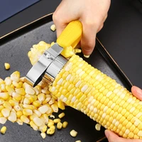 corn stripper cob corn peeler cutter manual corn threshing tool stainless steel corn peeler kitchen cob remover tool accessories