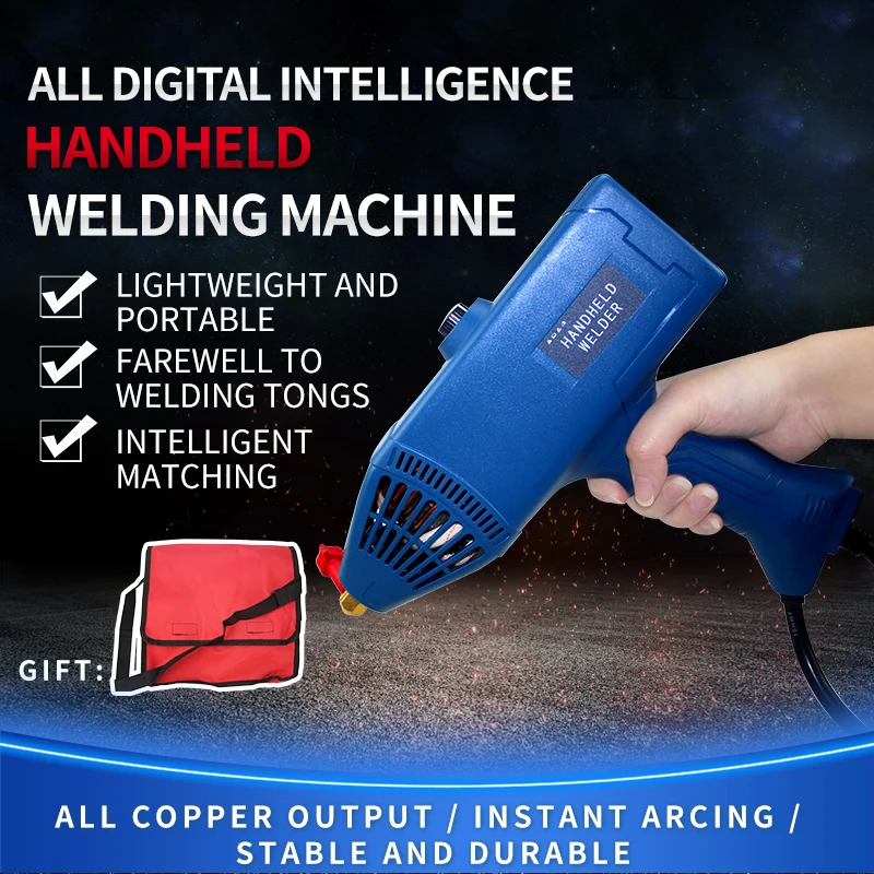 220V 110A /4500W Handheld Portable Electric Arc Welding Machine Automatic Digital Intelligent Welding Machine Current Adjustment