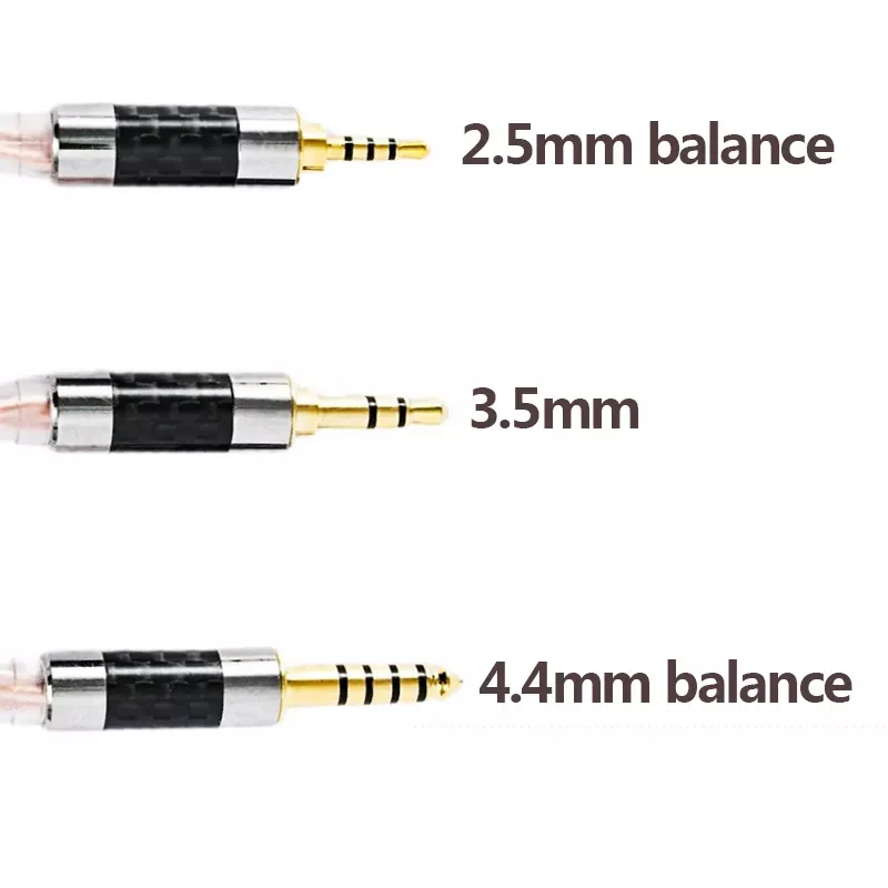 chapeado atualização occ 4.4mm equilíbrio 2.5 3.5 com microfone