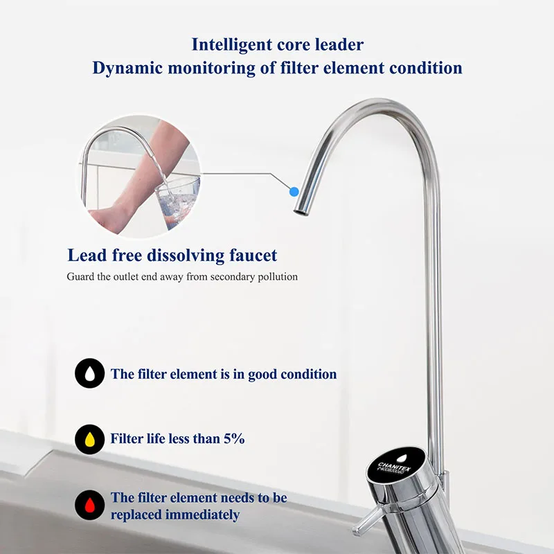 

Water purifier household direct drinking water purifier kitchen reverse osmosis filter desktop water purifier
