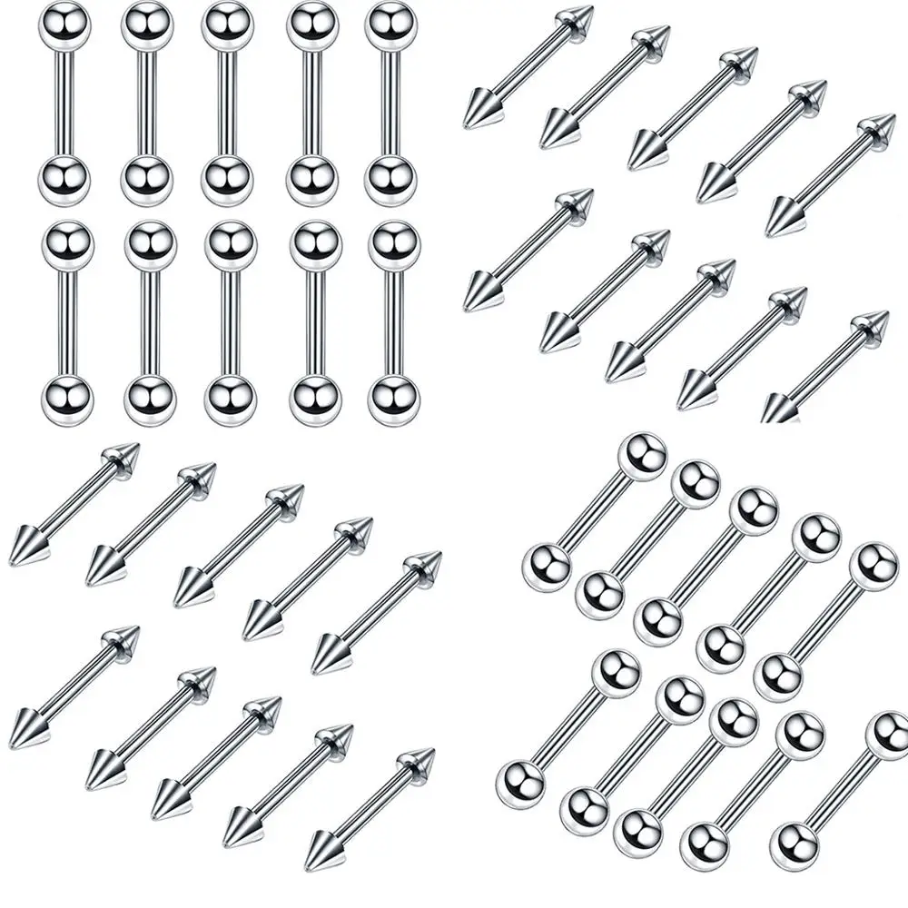 2020 панк нос шпильки для губ Earromgs пирсинг мяч конус из нержавеющей стали