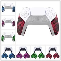 playvital anti skid sweat absorbent controller grip professional textured soft rubber pads handle grips for ps5 controller
