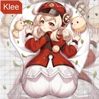 Милый 3D коврик для мыши для девочек Genshin Impact Klee, мультяшный коврик для мыши, подвеска для рук, запястья, коврик для мыши Otaku Cospaly, аниме подарки для взрослых