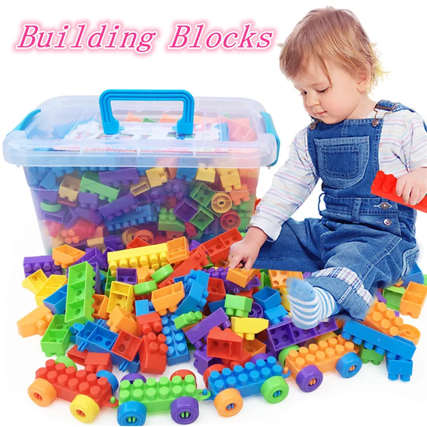 

Large Size Building Blocks Sets Bulk Educational Kids Toy Blocks Compatible inglys Bricks Construction Toys DIY Creative Bricks