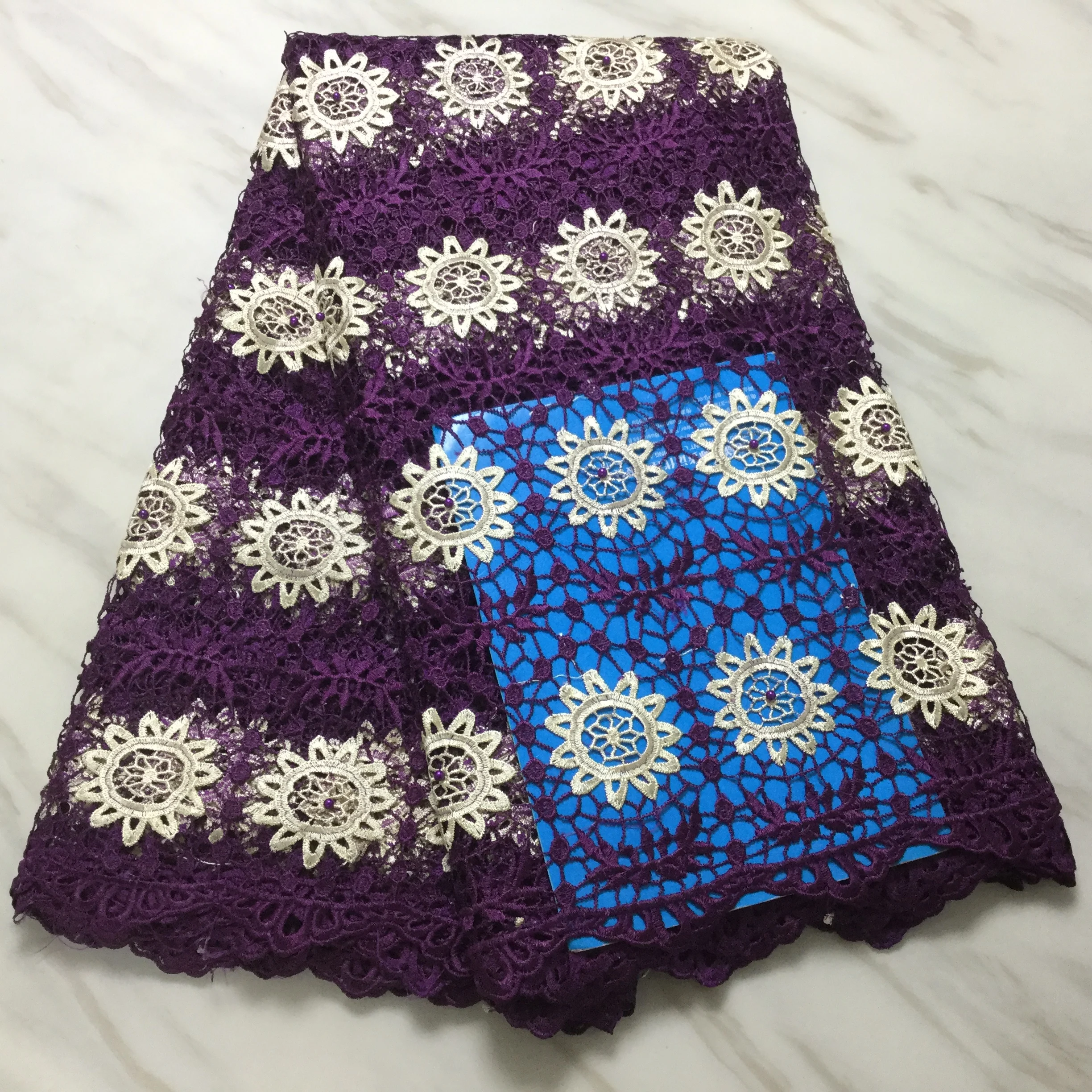 Французская нигерийская кружевная ткань высокого качества свадебное оранжевое