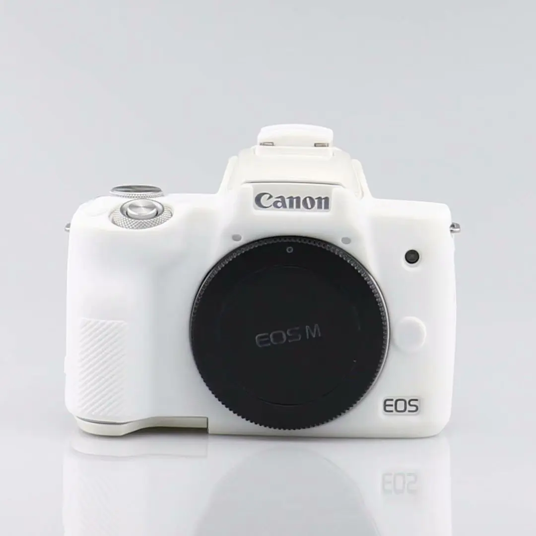 Силиконовый чехол защитный защитная рамка для корпуса Canon EOS M50 II Mark аксессуары