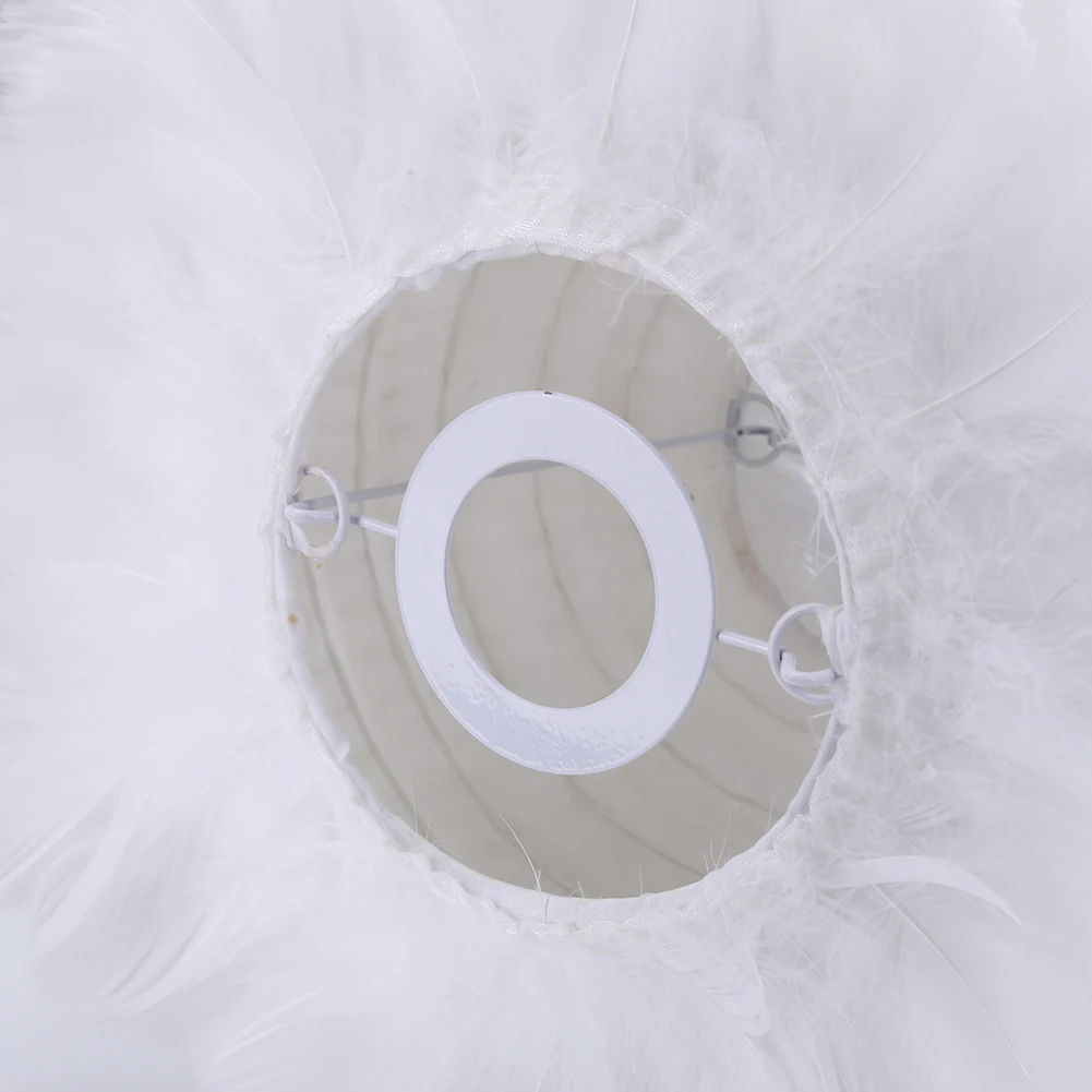 

Nordic Feather Night Light Button Switch Bedside Lamps Home Room Romantic Decoration Party Wedding Adornment EU Plug