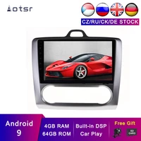aotsr android 9 car radio for ford focus mk2 2004 2011 gps navigation ips multimedia player dsp stereo head unit 4g64g