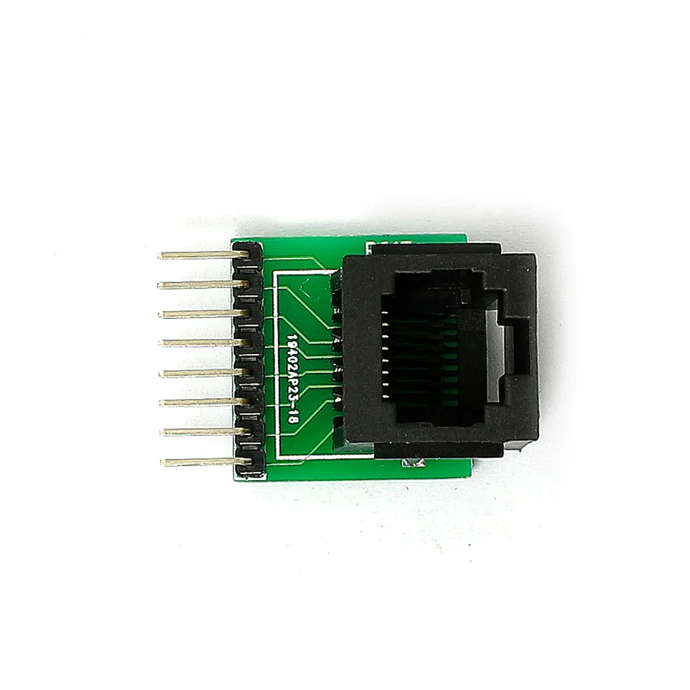 RJ45 8-контактный разъем и комплект коммутационной платы