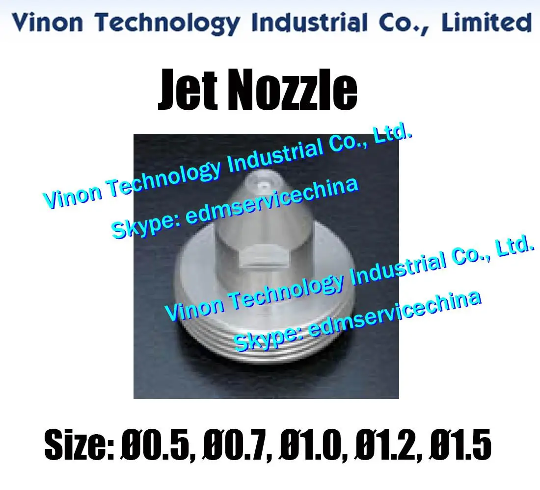 

23EC085A217 edm U6 Jet Nozzle Ø0.5mm for Makino W,DUO,UP series machines. edm wear parts for Makino