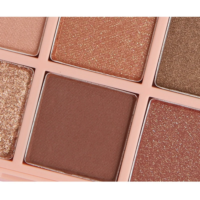 Корейская палитра теней для век матовые 9 цветов макияж глаз мерцающий пигмент