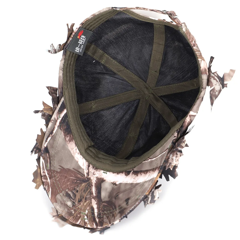 Мужская кепка в стиле джунглей 2020 камуфляжная с трехмерными листьями