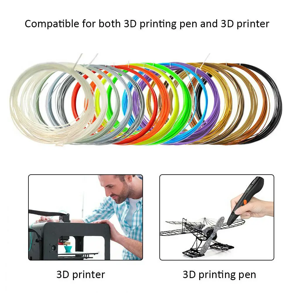 Наполнитель для 3d-ручки 1 75 мм 10/20 цветов 10 м | Компьютеры и офис