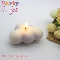 qiqipp c730 cloud candle mold soap mold chocolate mold diy aromatherapy gypsum silicone mold