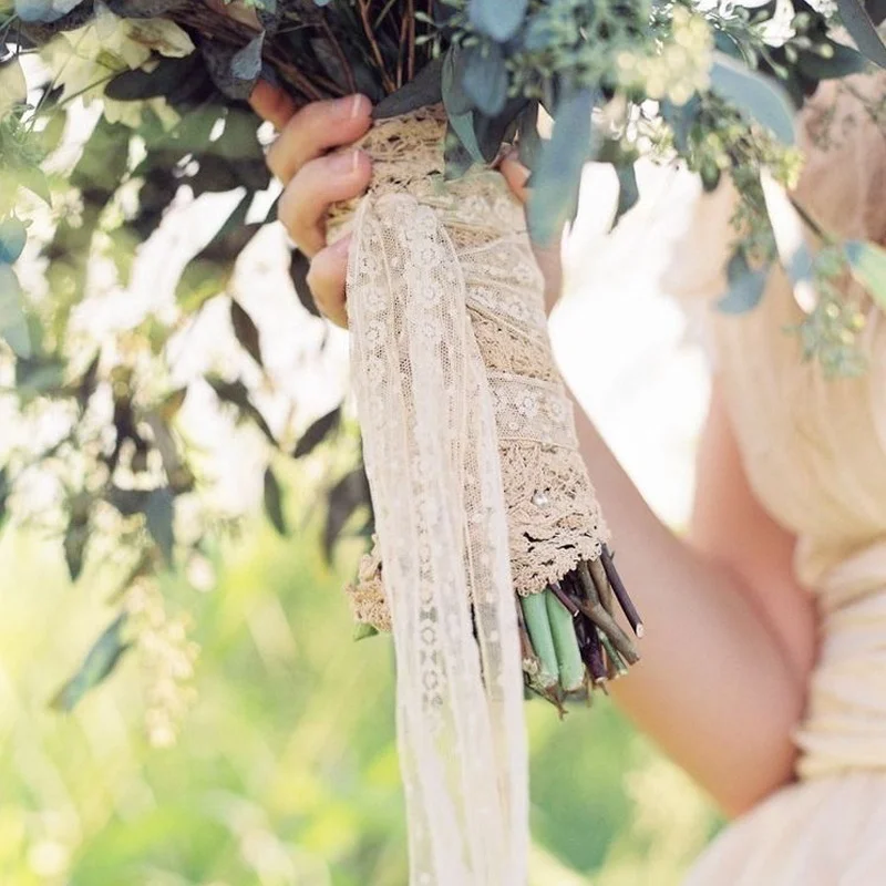 3 ярда винтажная кружевная ткань для шитья одежды хлопковая вязаная лента