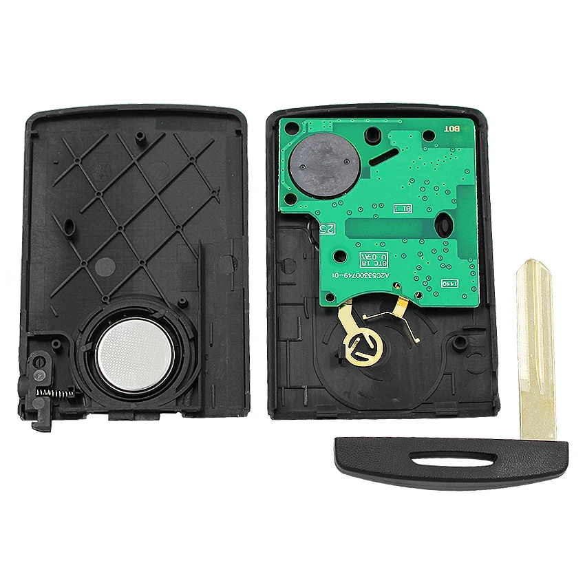 Смарт ключ KEYECU с дистанционным управлением 4 кнопки 433 МГц чип PCF7952 для Renault Koleos 2009