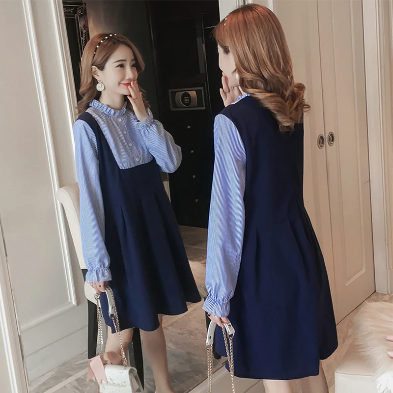 Новинка Весна 2021 женское свободное приталенное Повседневное платье большого