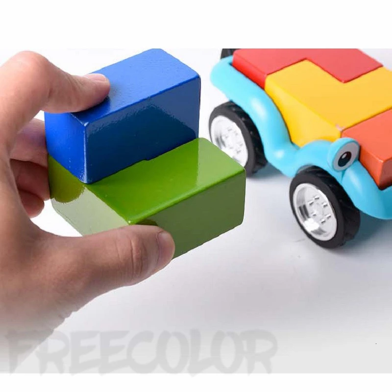 Умный пазл игра в автомобиль 60 вызовов с решением Обучающие игрушки IQ для детей