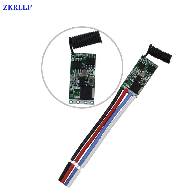 433 МГц беспроводной пульт дистанционного управления микро мини DC 3 6 V 5V 9V 12V 24V 1CH RF