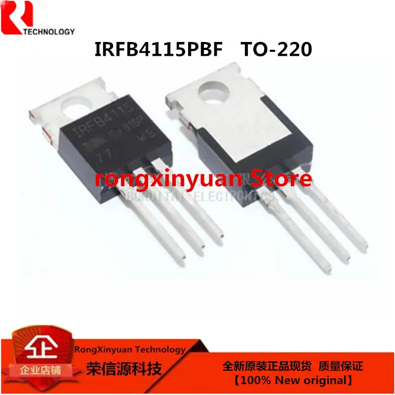 IRFB4115PBF IRFB4115 FB4115 TO 220 150V/104A N Channel MOSFET транзистор 100% Новый оригинальный|Аксессуары