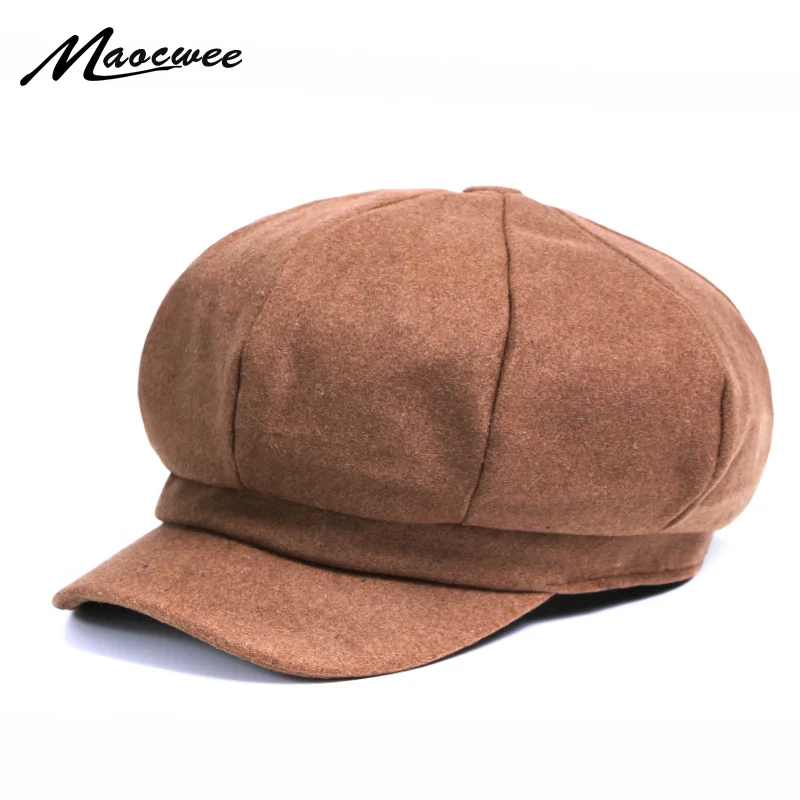 

Кепка-берет Женская из искусственной кожи, Модный берет с открытыми цветами, в стиле художника, Повседневная