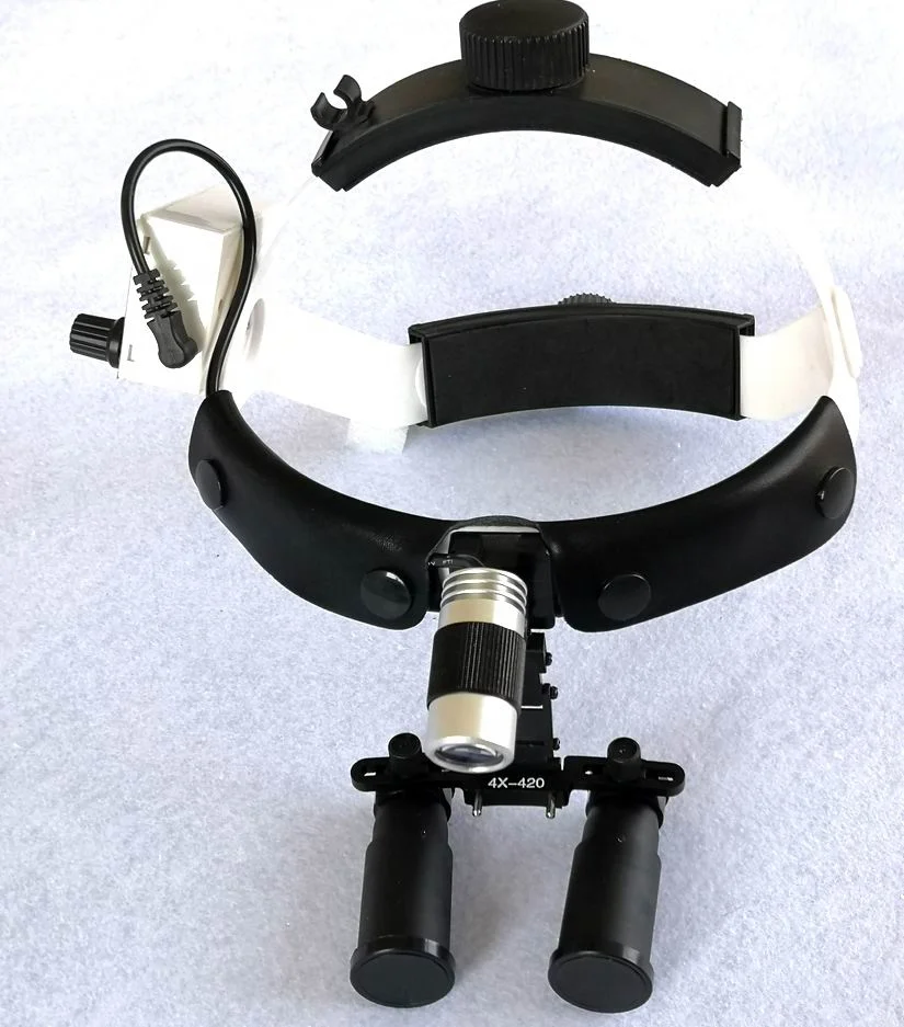 

medical surgical led headlamp magnifying glasses 4x